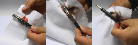 シルバー(銀製)のペンのお手入れ方法(3)